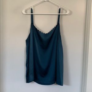 Ann Taylor Loft Dark aqua shell